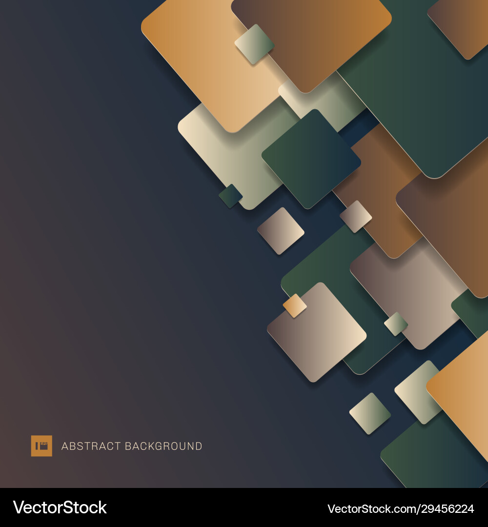 Geometric Square Pattern vector image