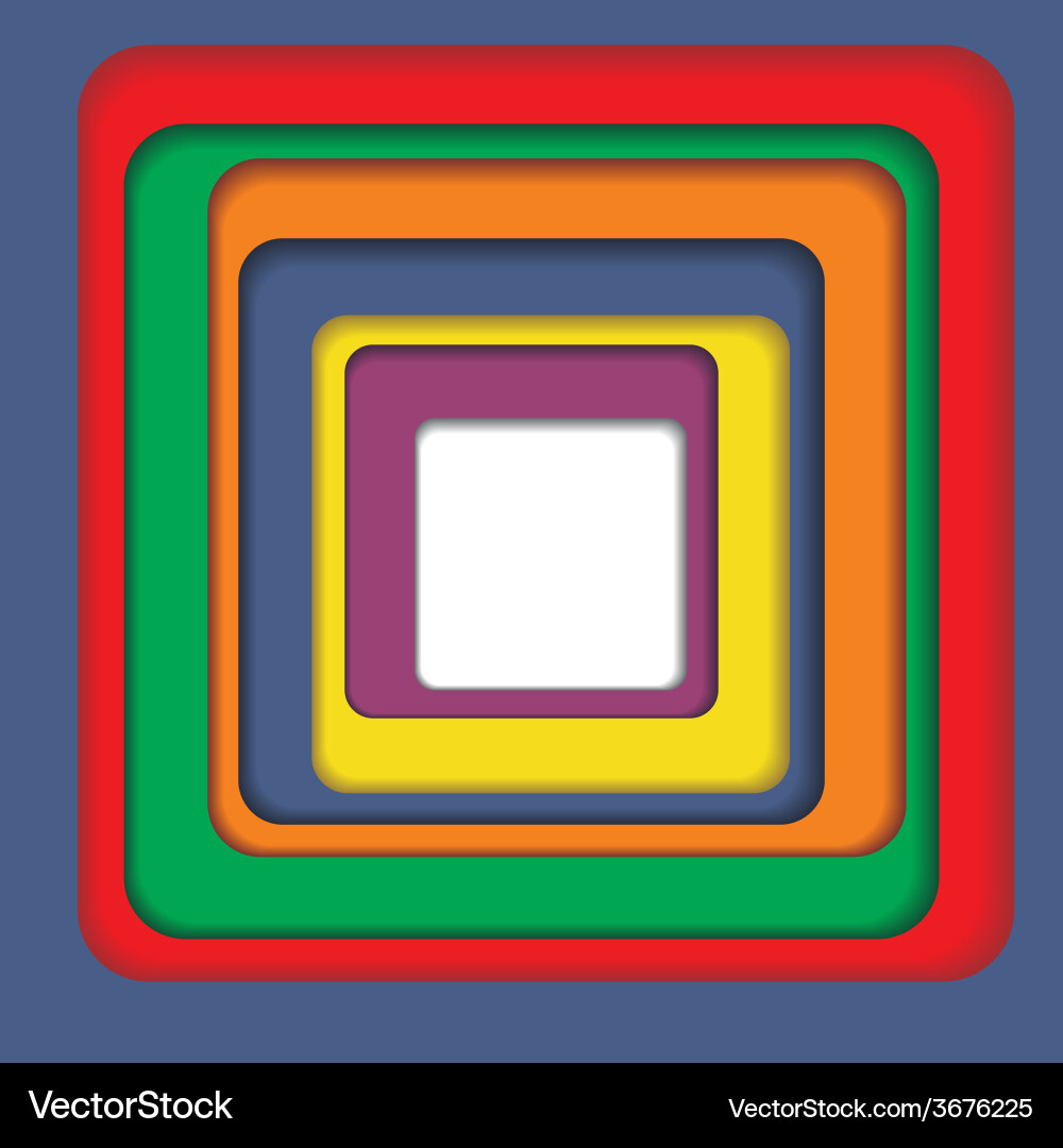 Geometric Frame Pattern vector image