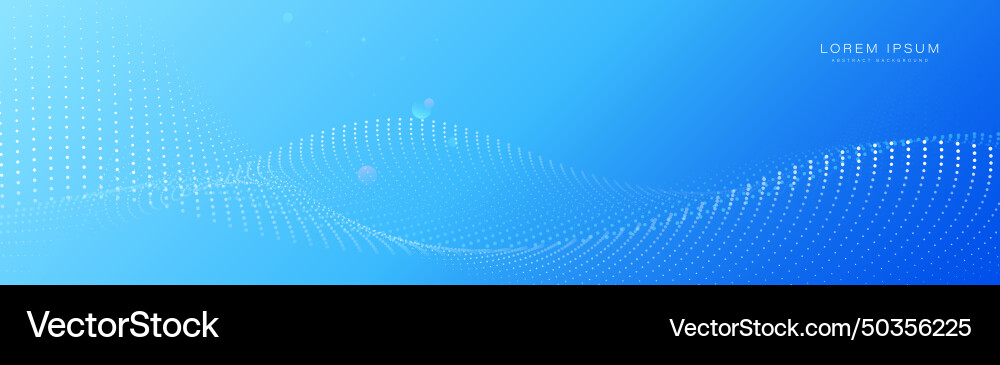 Glowing Particle Waves - Abstract Background vector image