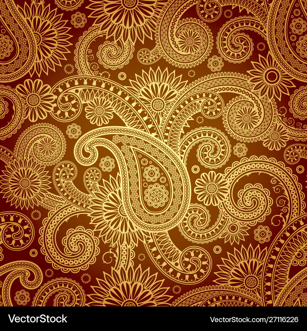 Background damask pattern Background damask pattern vector image
