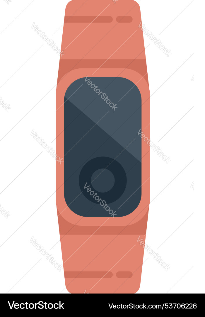 Modern smartwatch presenting empty display screen Modern smartwatch presenting empty display screen vector image
