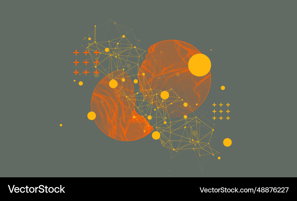 Modern science technology abstract background Modern science technology abstract background vector image