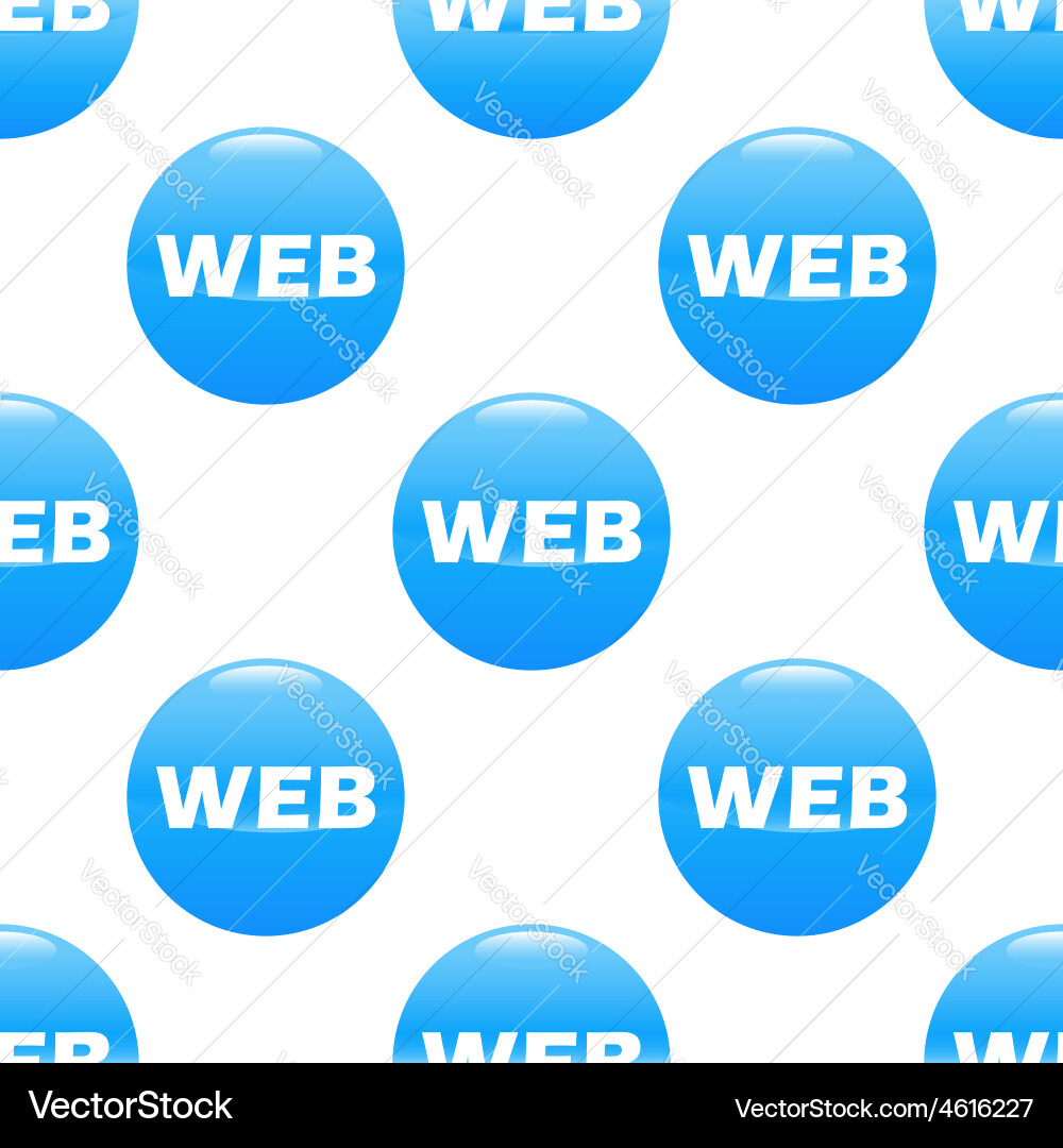 Web sign pattern Vector Image