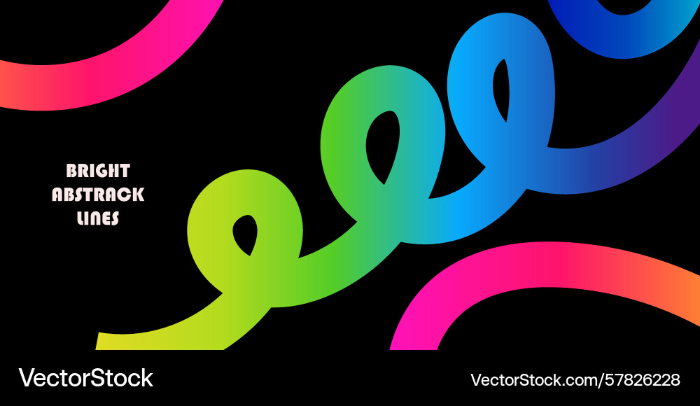 Abstract background with color gradient lines Abstract background with color gradient lines vector image