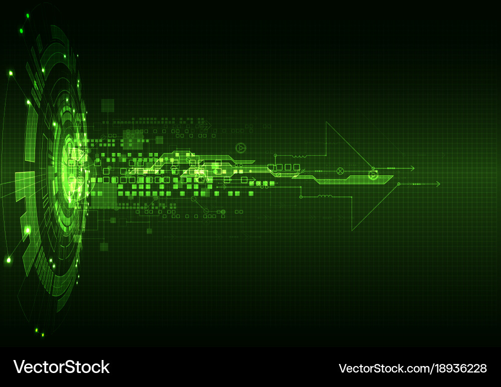 Abstract Digital Network Background vector image