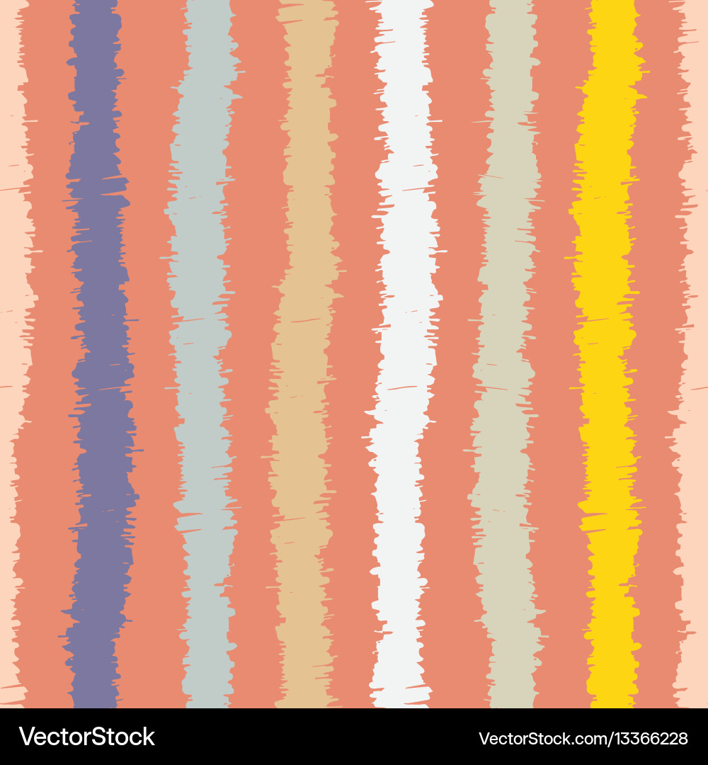Sketchy Stripes Pattern Vector Image