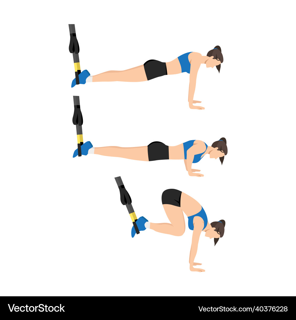 Trx suspension straps atomic push ups – Royalty-Free Vector | VectorStock