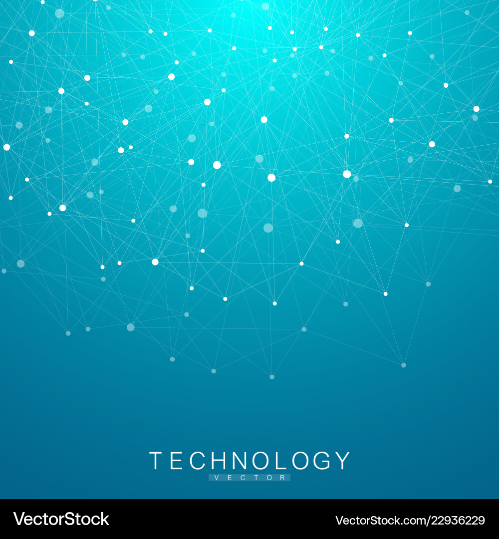 Abstract polygonal background with connected lines Abstract polygonal background with connected lines vector image