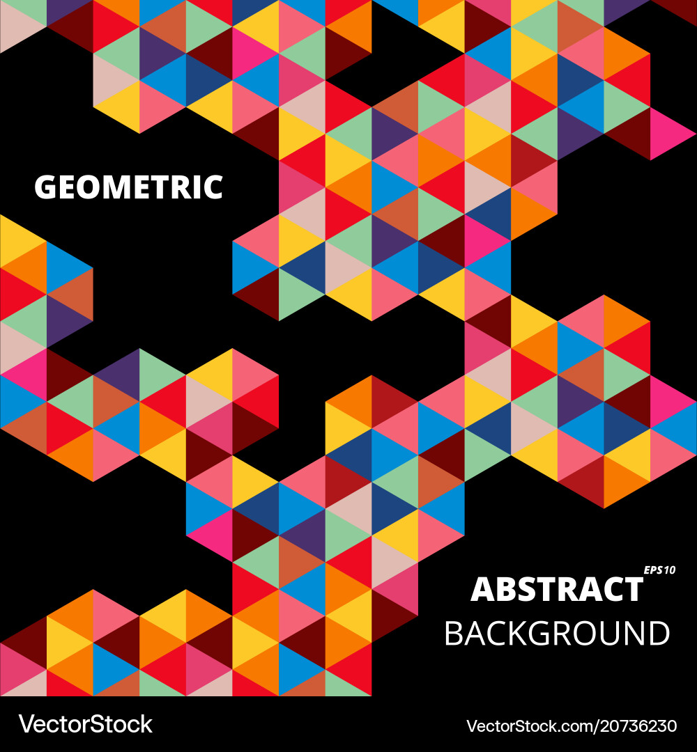 Abstract Geometric Pattern Background vector image