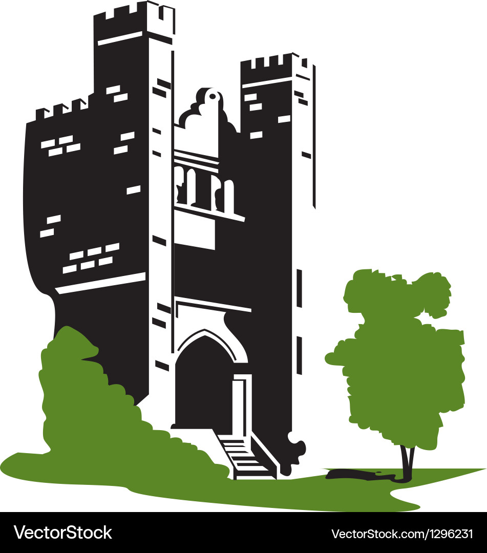 Medieval Castle Royalty Free Vector Image - VectorStock