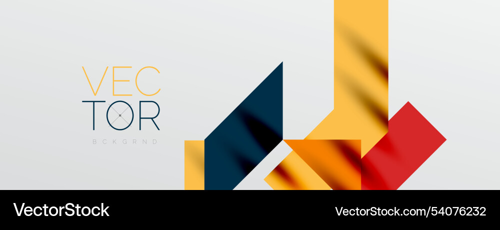 Dynamic lines and triangles Vector Image