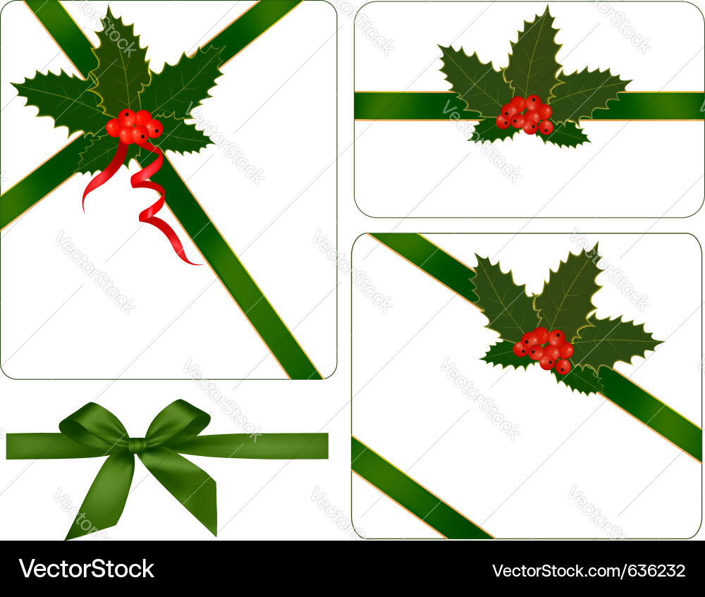 Gift bows Royalty Free Vector Image - VectorStock