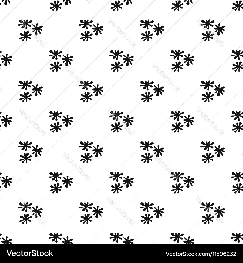 Paintball blobs pattern simple style vector image