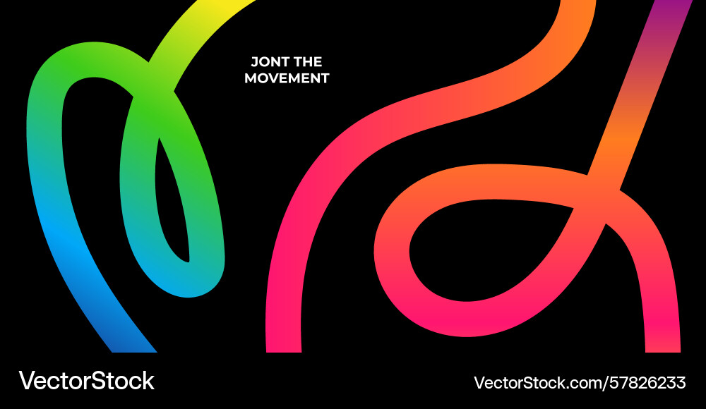 Abstract background with color lines pattern vector image