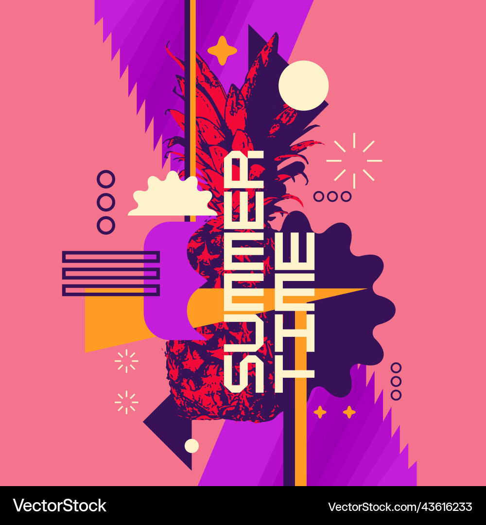 Graphics in a modern style with geometric Graphics in a modern style with geometric vector image