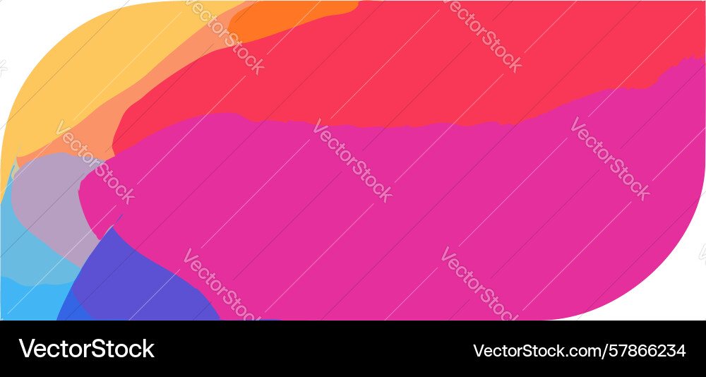 Abstract rounded rectangle gradient shape design vector image