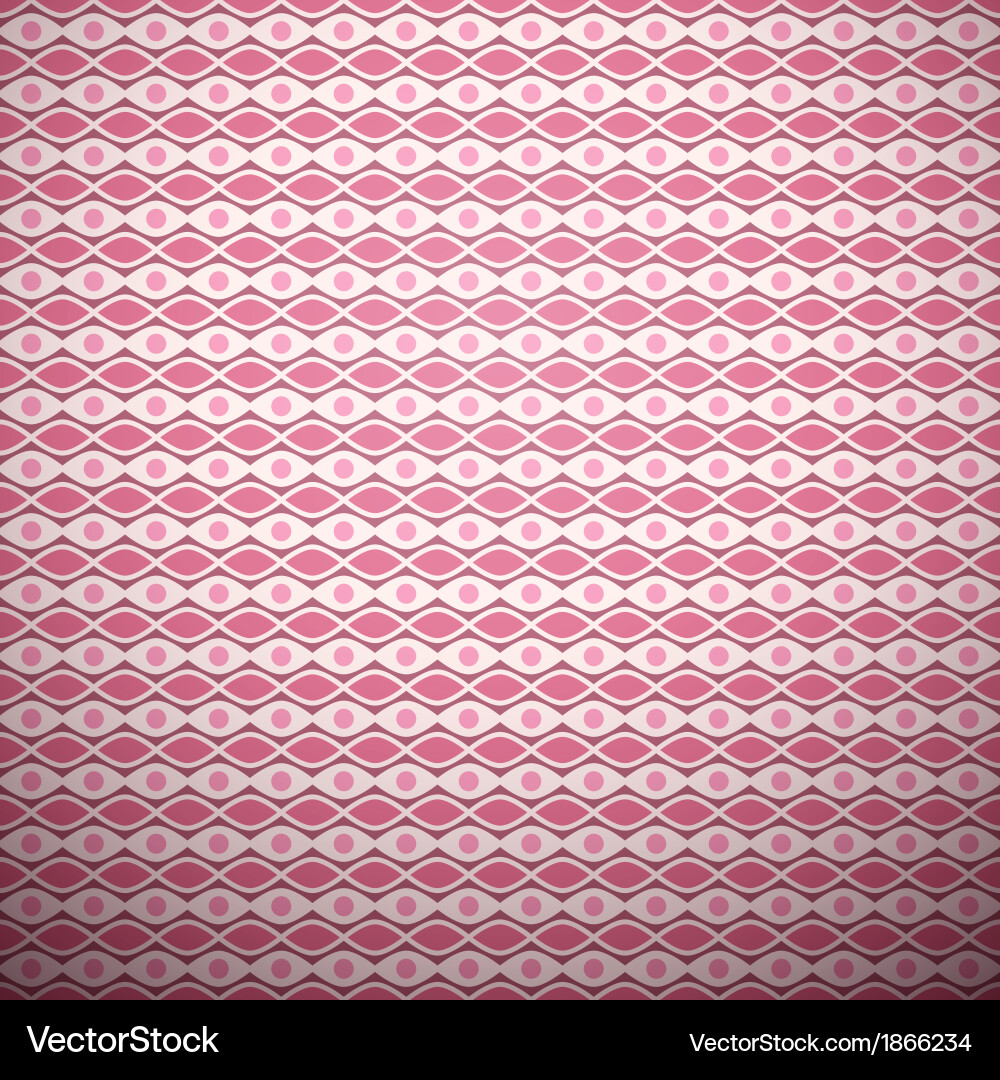 Stylish pattern tiling pink color vector image