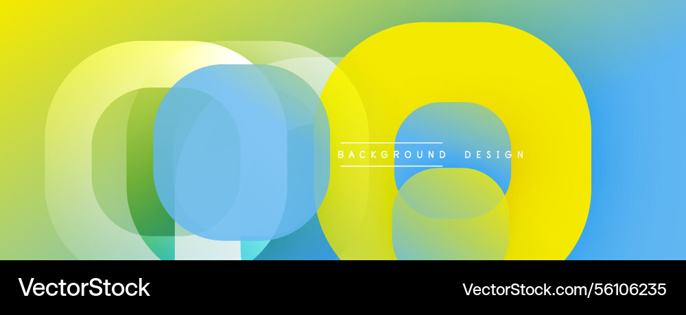 Abstract background with layered translucent vector image