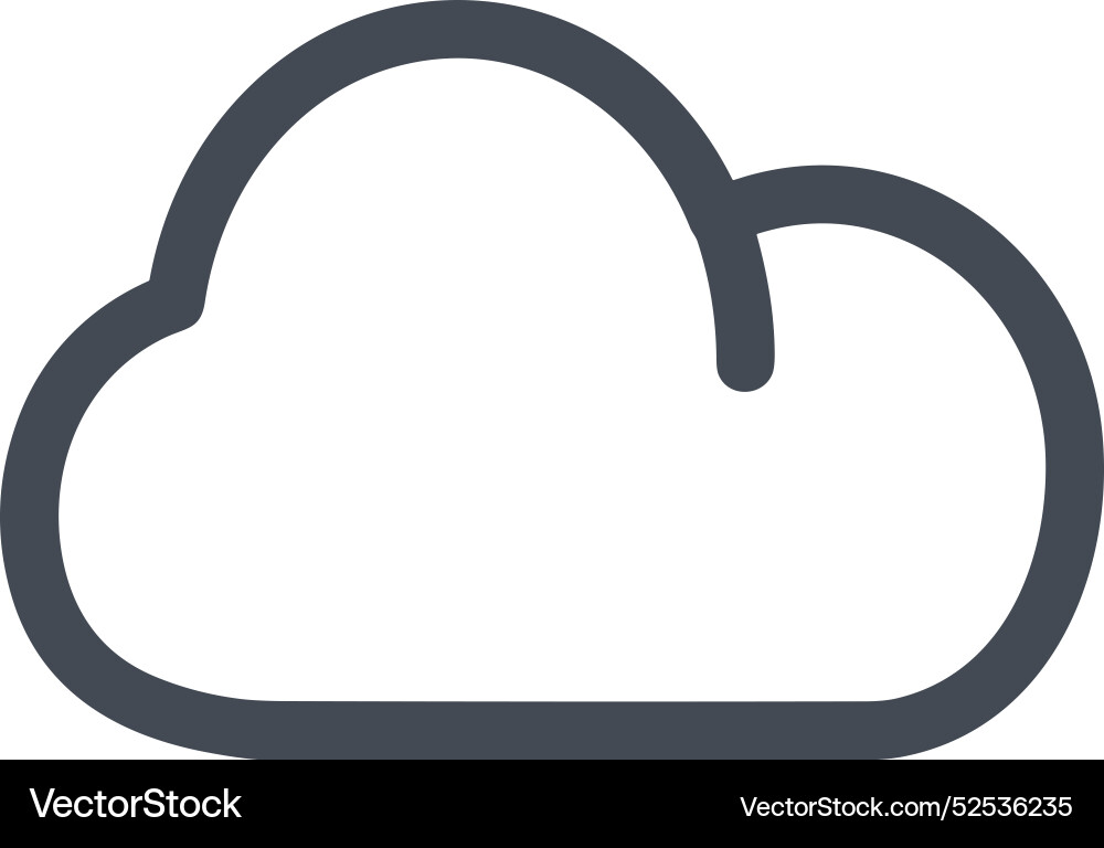 Cloud storage icon symbol image of the hosting Cloud storage icon symbol image of the hosting vector image