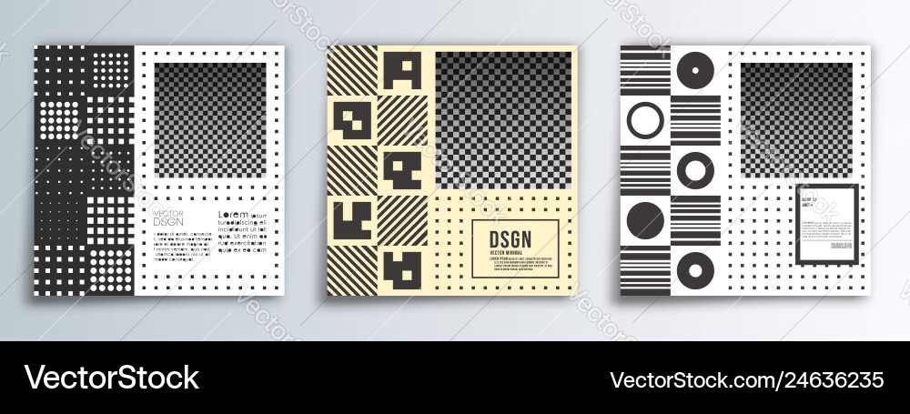 Square banner minimal design background for web Square banner minimal design background for web Vector Image