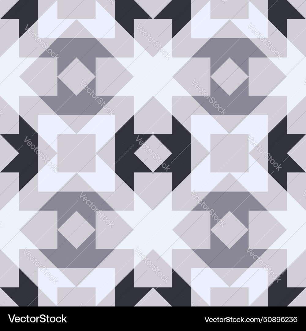 A pattern of squares and triangles with arrows A pattern of squares and triangles with arrows vector image