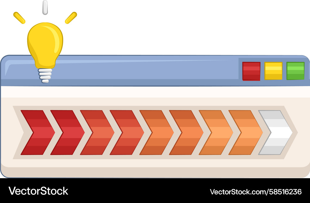 Loading Progress Indicator Vector Image
