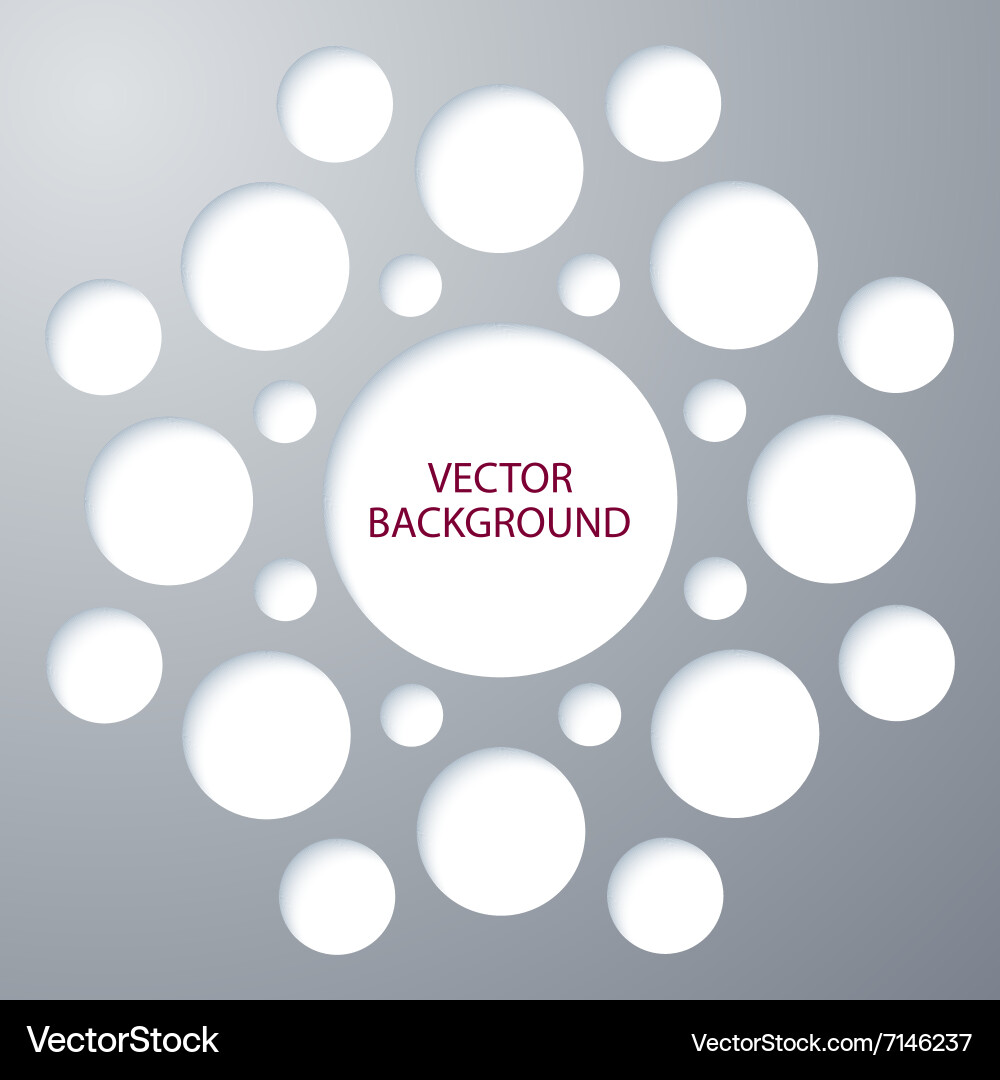 Abstract Circle Background vector image