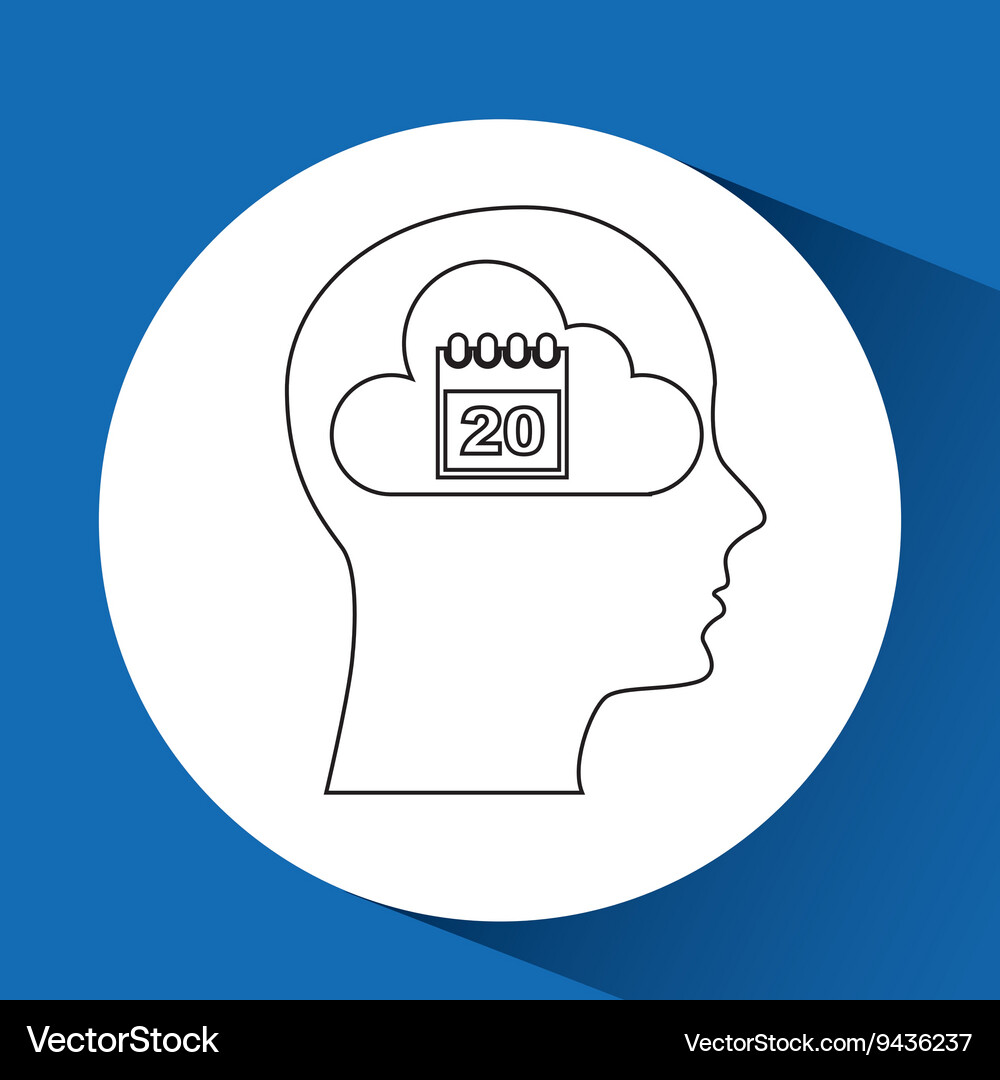 Cloud computing design Vector Image