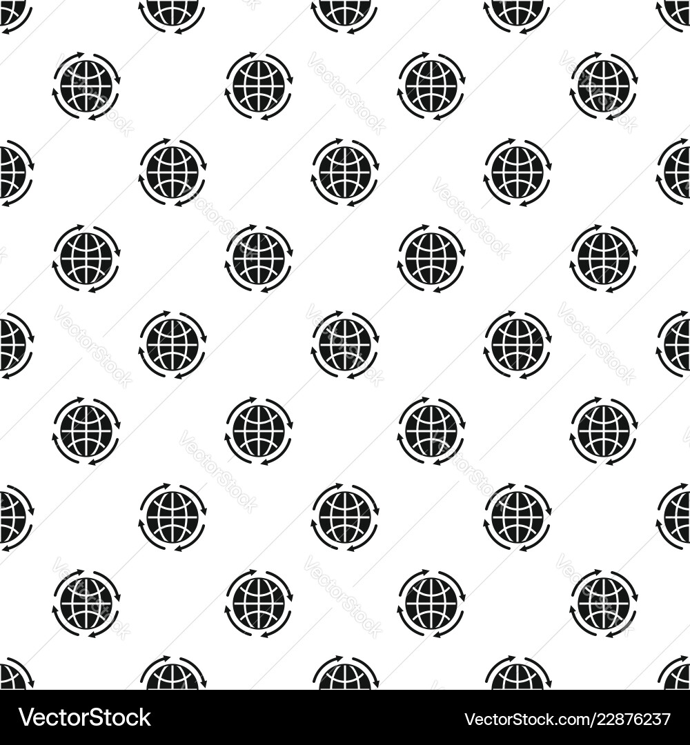 Global save energy pattern seamless Global save energy pattern seamless vector image