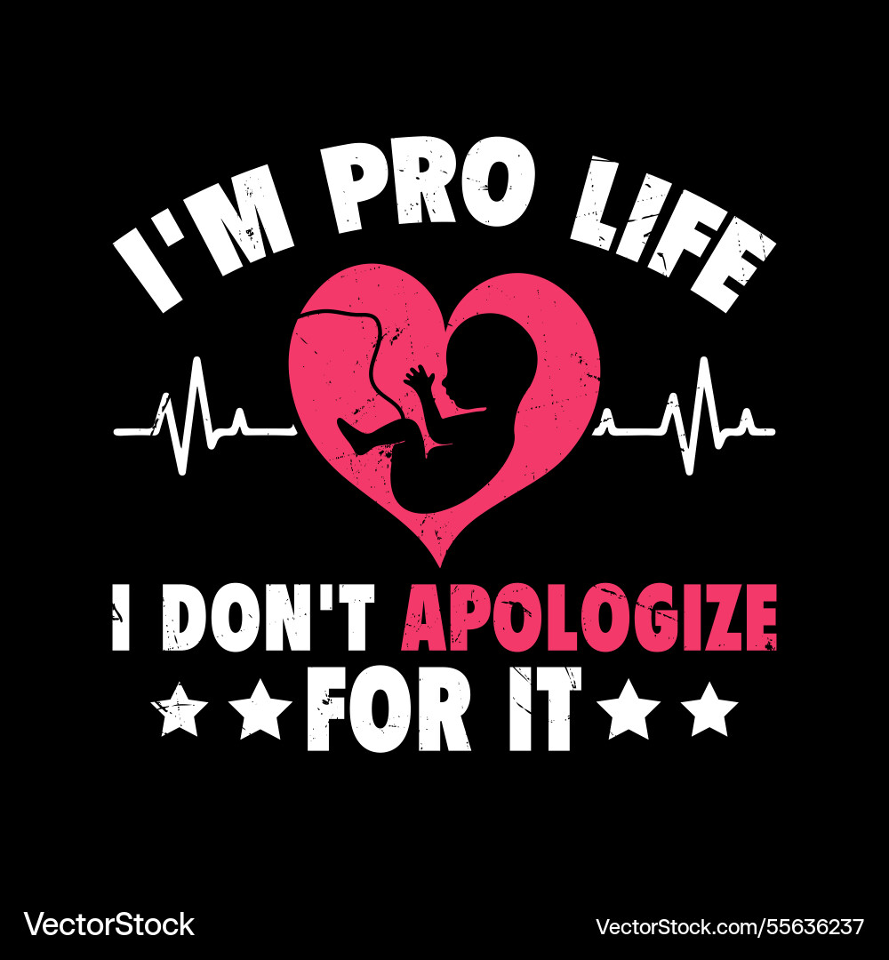 Lustiges ungeborenes Anti-Abortion T-Shirt Design Lustiges ungeborenes Anti-Abortion T-Shirt Design vektorbild