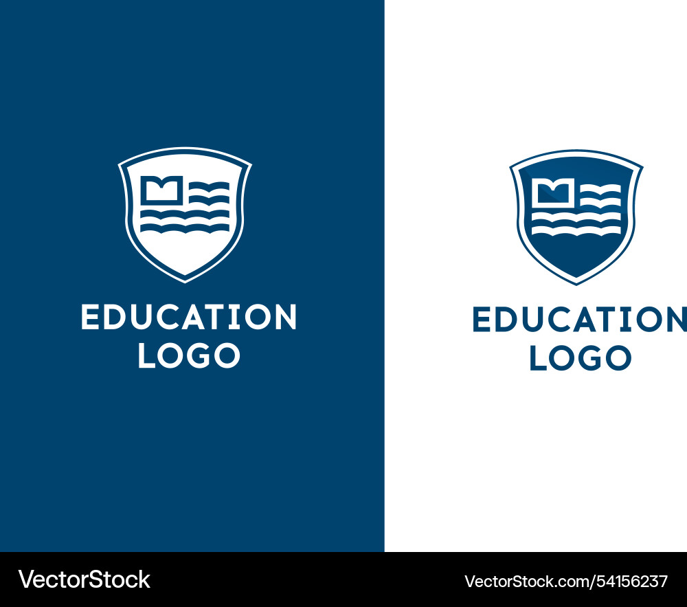 Modern and versatile education logo design ideal Vector Image
