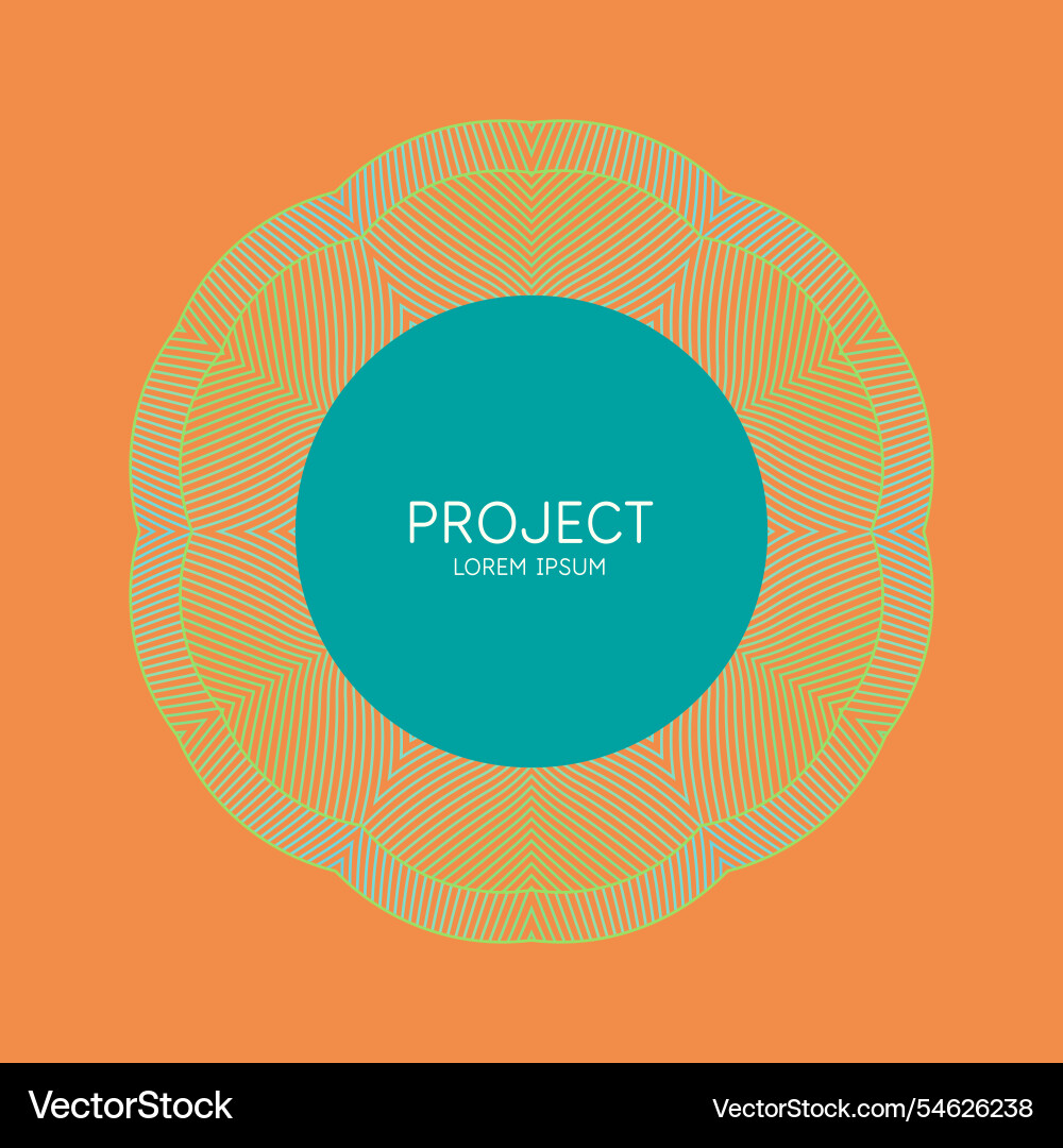 A minimalistic poster for placing information vector image