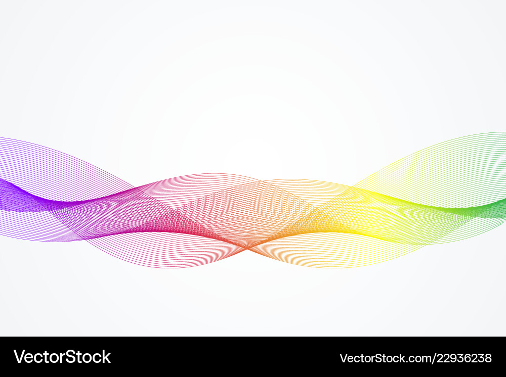 Abstract Wave Pattern Background Vector Image