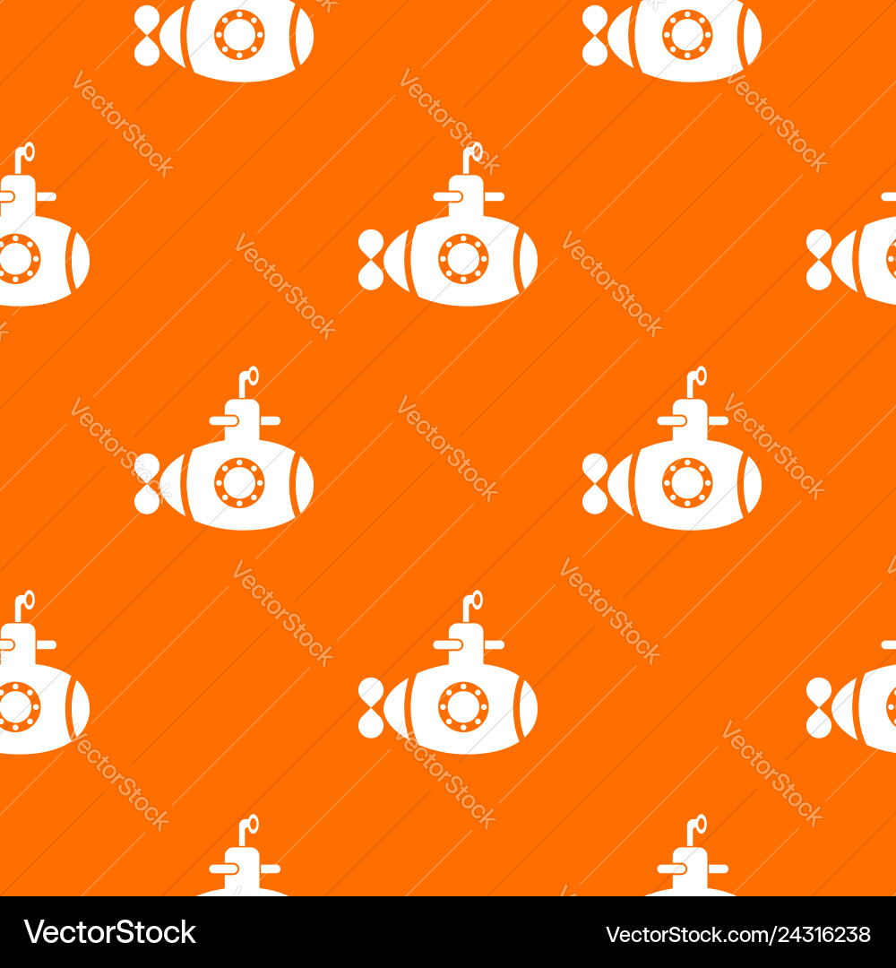 Bathyscaphe with hatch pattern orange Bathyscaphe with hatch pattern orange vector image