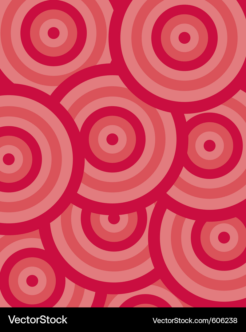 Retro Circle Pattern Vector Image