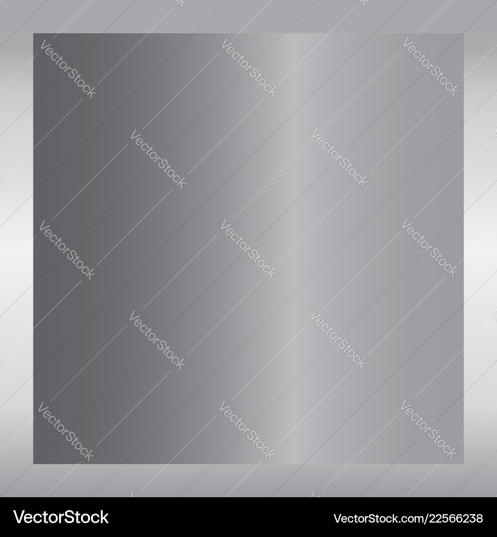 Silver Metallic Gradient Texture Vector Image
