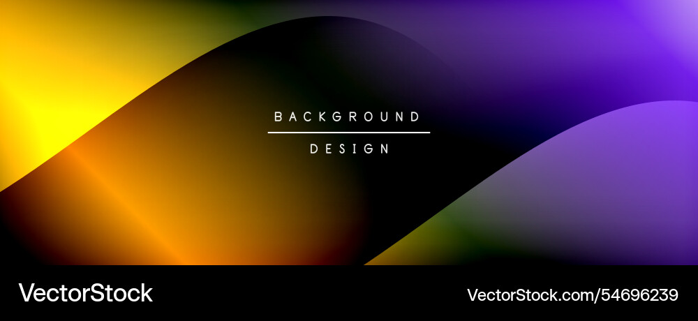Bright rainbow style color gradient with curve Bright rainbow style color gradient with curve vector image