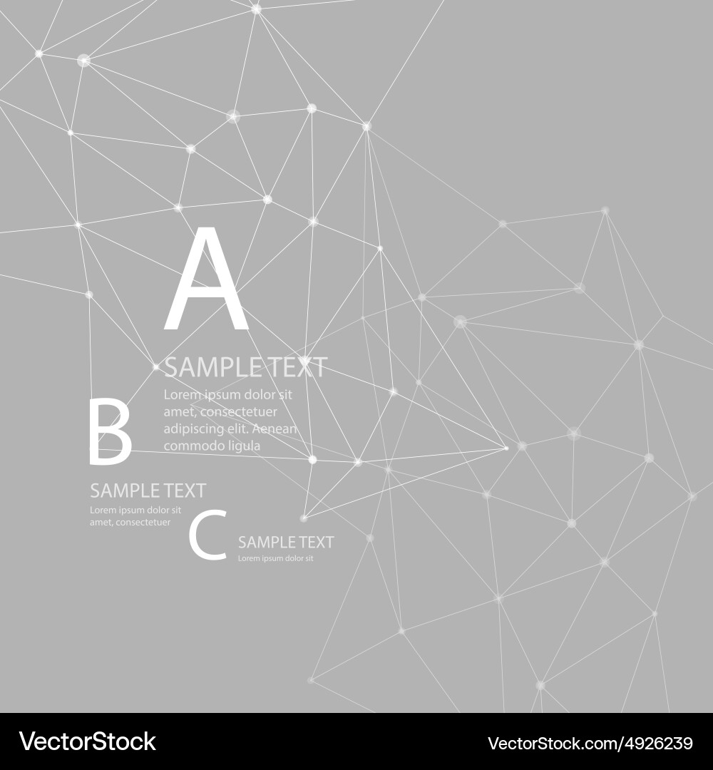 Dynamic Triangular Grid Background vector image