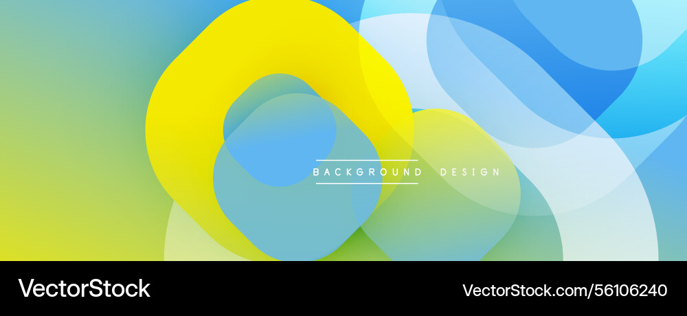 Abstract background with layered translucent Vector Image