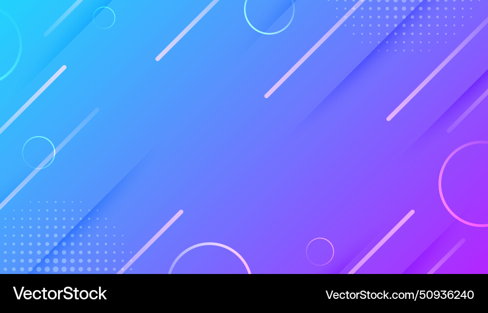 Geometric abstract blue gradient background Vector Image