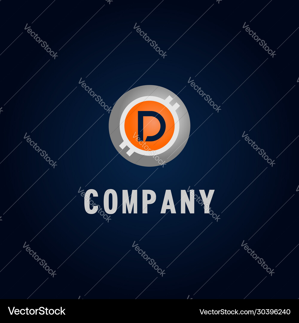 Letter d alphabetic logo design template crypto – Royalty-Free Vector |  VectorStock
