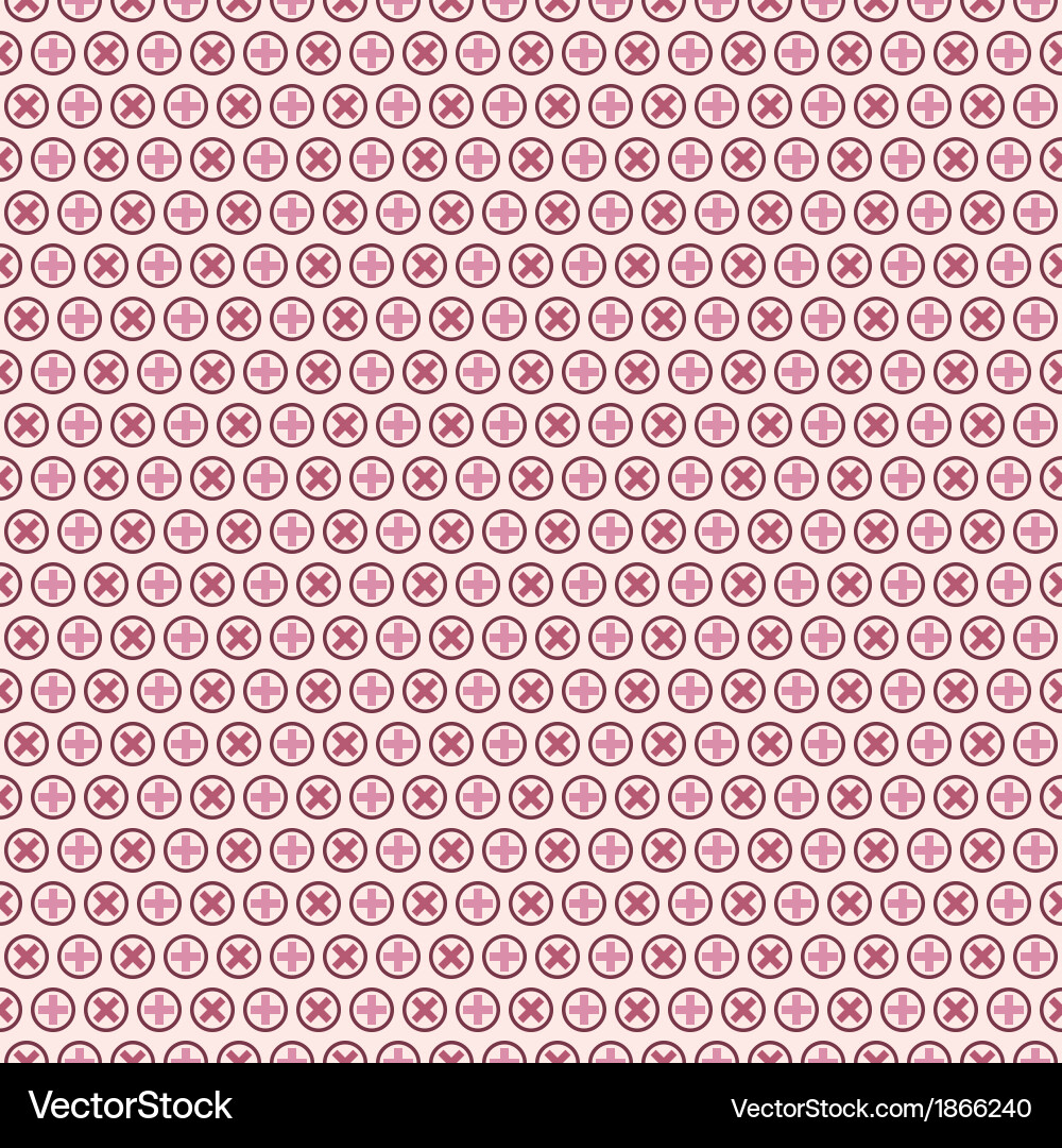 Stylish pattern tiling pink color vector image