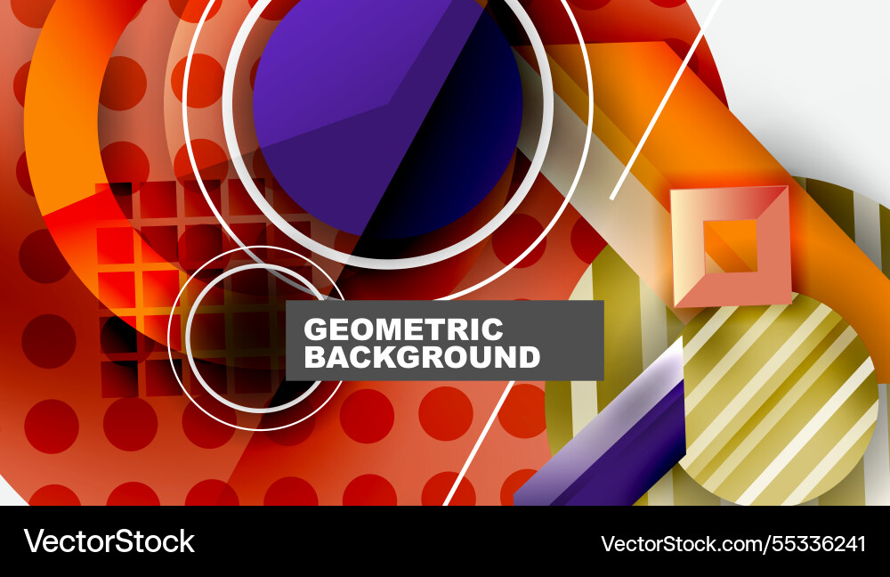 Dynamic complex geometric abstract background Dynamic complex geometric abstract background vector image