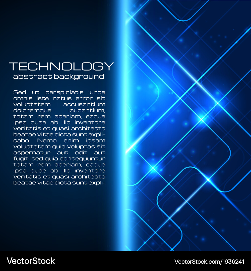 Modern Technology Background Vector Image