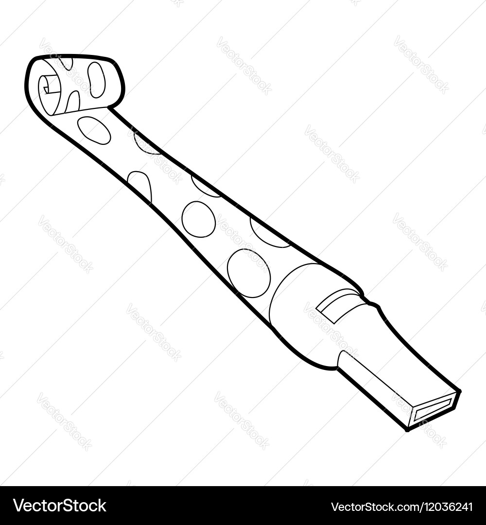 Papier Sprache Icon Umriss Stil Vektorbild