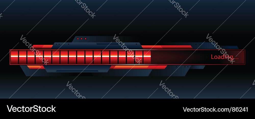 Progress Bar Loading Indicator vector image