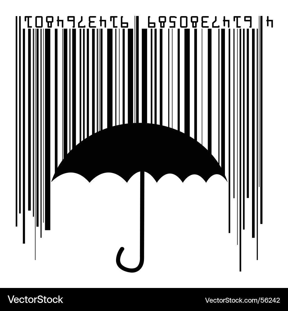 Abstract Barcode Pattern Vector Image