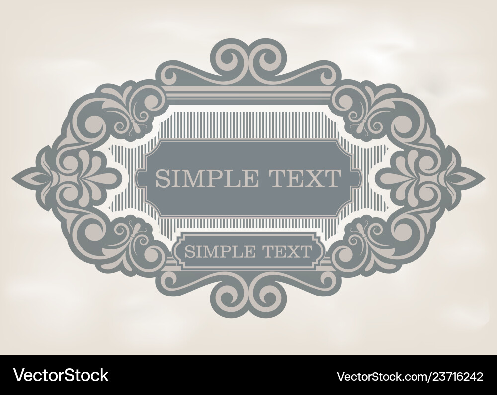 Label design template Vector Image