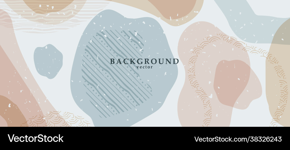 Abstract Color Shape Background Vector Image