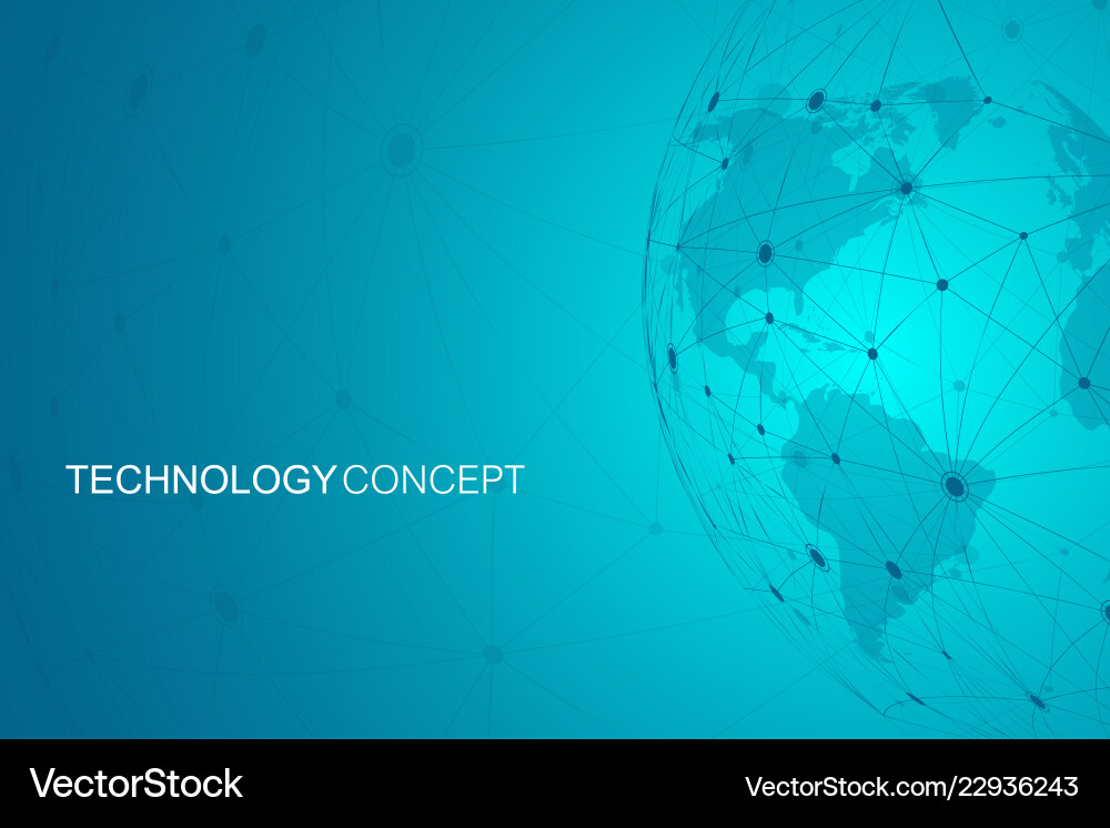 Abstract polygonal background with connected lines Abstract polygonal background with connected lines vector image